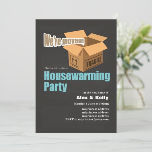 Party Einladung (Stehend Vorderseite)