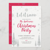 Party Einladung (Vorne/Hinten)