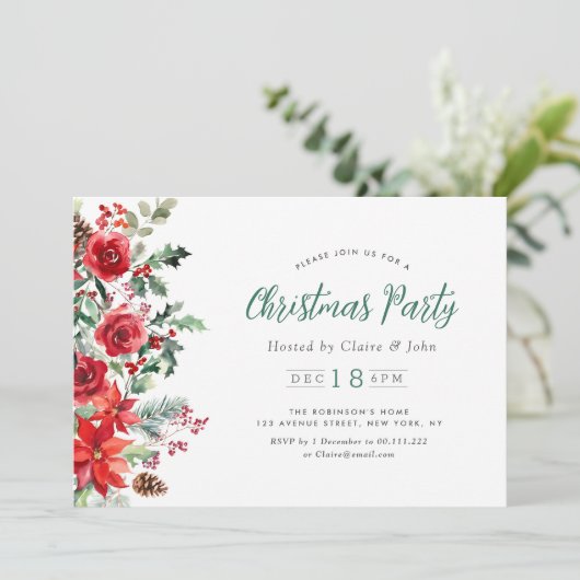 Party Einladung (Stehend Vorderseite)