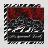 Party Einladung (Vorne/Hinten)