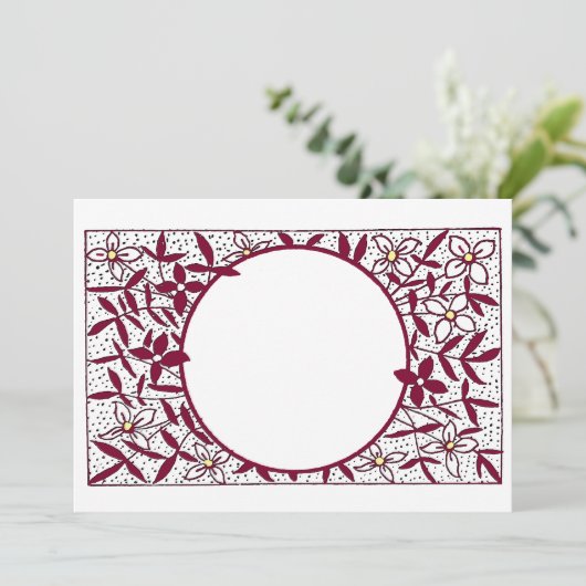 Party Einladung (Stehend Vorderseite)