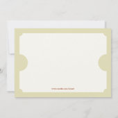 Party Einladung (Rückseite)