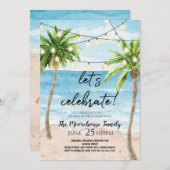 Party Einladung (Vorne/Hinten)