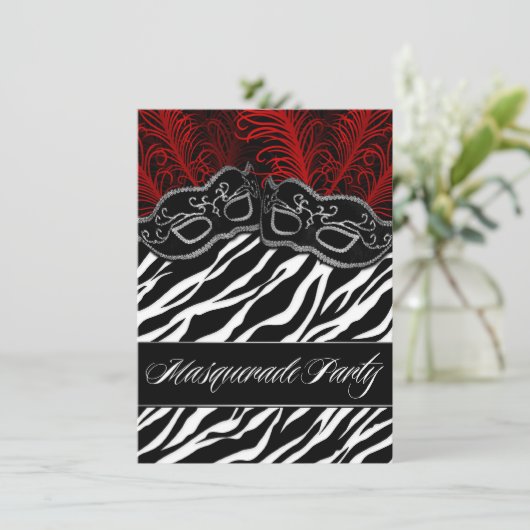 Party Einladung (Stehend Vorderseite)