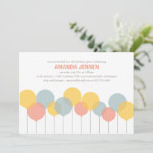 Party Einladung (Stehend Vorderseite)