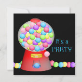 Party Einladung (Rückseite)