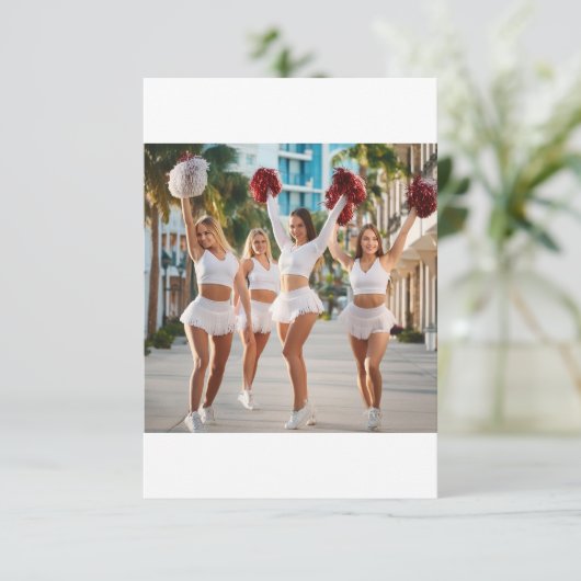 Party Einladung (Stehend Vorderseite)