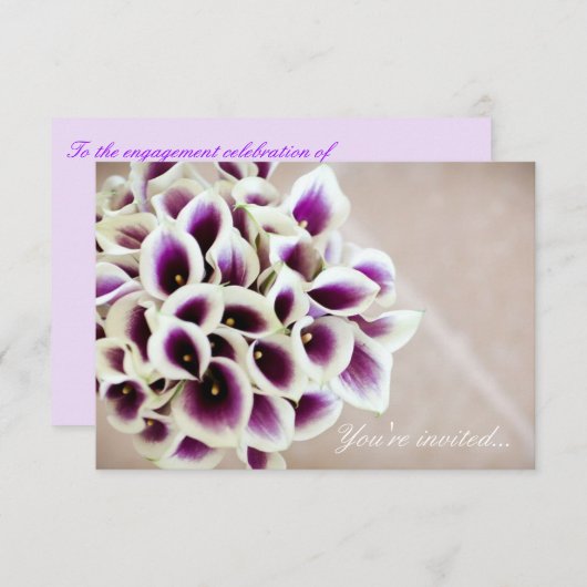 Party Einladung (Vorne/Hinten)