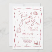 Party Einladung (Vorderseite)