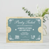 Party Einladung (Stehend Vorderseite)