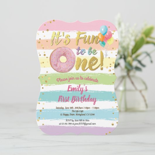 Party Einladung (Stehend Vorderseite)