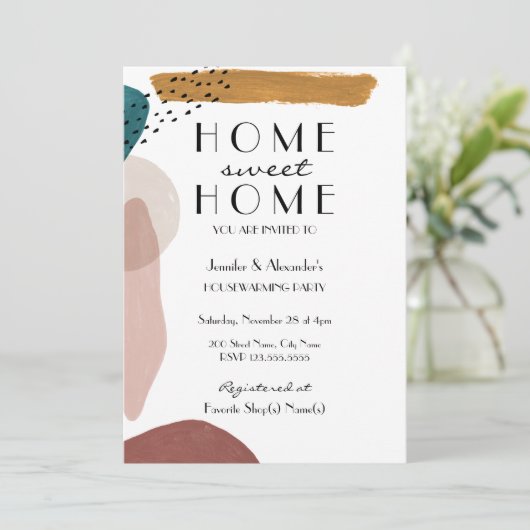 Party Einladung (Stehend Vorderseite)