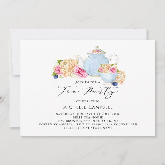 Party Einladung (Vorderseite)