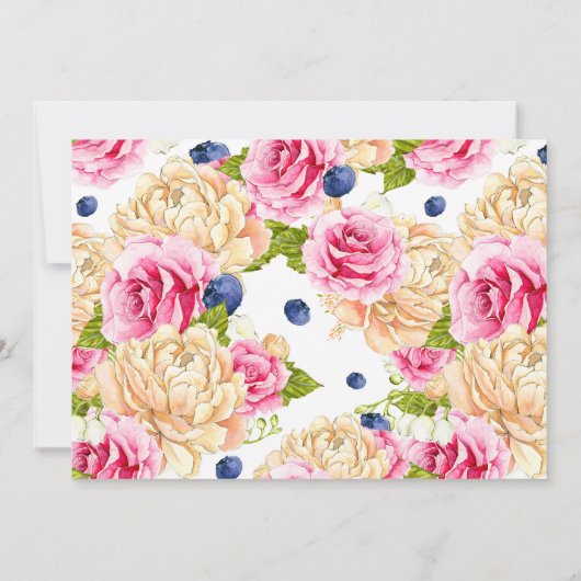 Party Einladung (Rückseite)