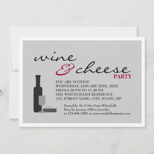 Party Einladung (Vorderseite)