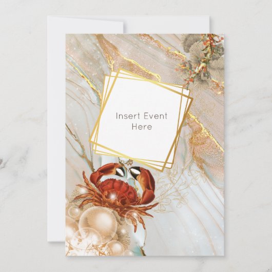 Party Einladung (Vorderseite)