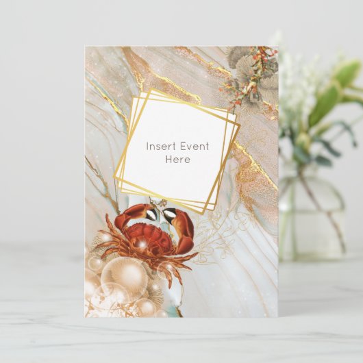 Party Einladung (Stehend Vorderseite)