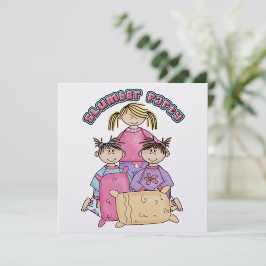 Party Einladung (Stehend Vorderseite)