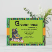 Party Einladung (Stehend Vorderseite)