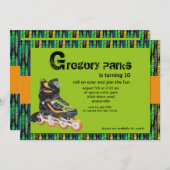 Party Einladung (Vorne/Hinten)