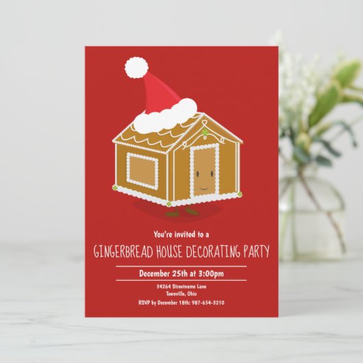 Party Einladung (Stehend Vorderseite)