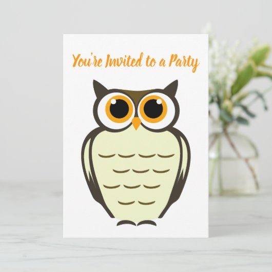 Party Einladung (Stehend Vorderseite)