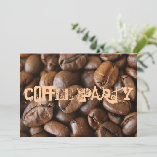 Party Einladung (Stehend Vorderseite)