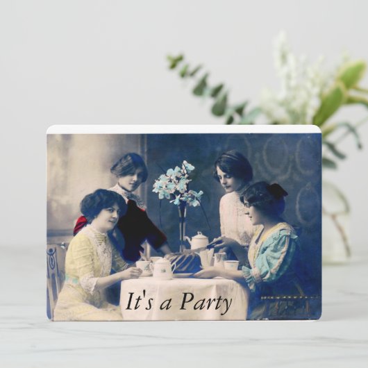 Party Einladung (Stehend Vorderseite)