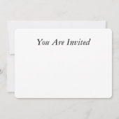 Party Einladung (Rückseite)