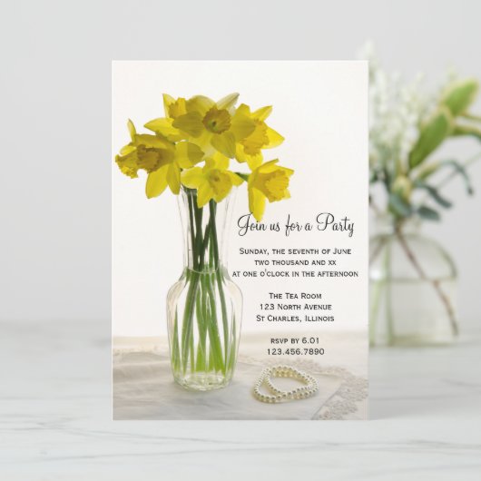 Party Einladung (Stehend Vorderseite)