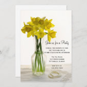 Party Einladung (Vorne/Hinten)