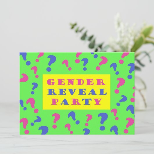 Party Einladung (Stehend Vorderseite)