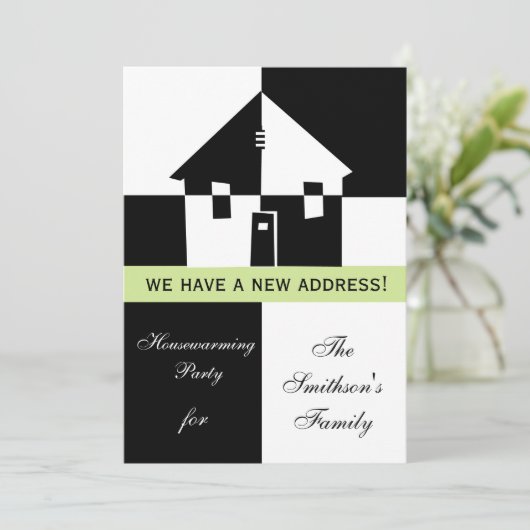 Party Einladung (Stehend Vorderseite)