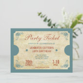 Party Einladung (Stehend Vorderseite)