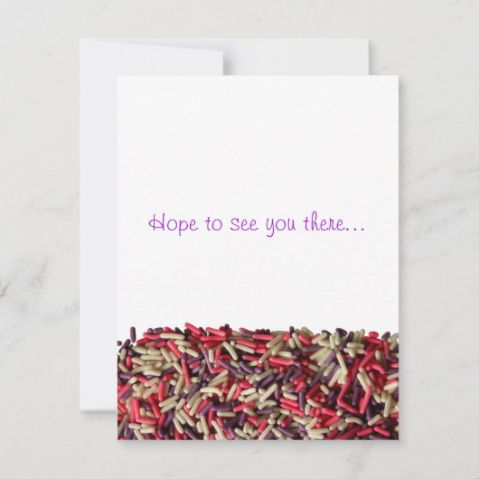 Party Einladung (Rückseite)