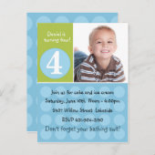 Party Einladung (Vorne/Hinten)