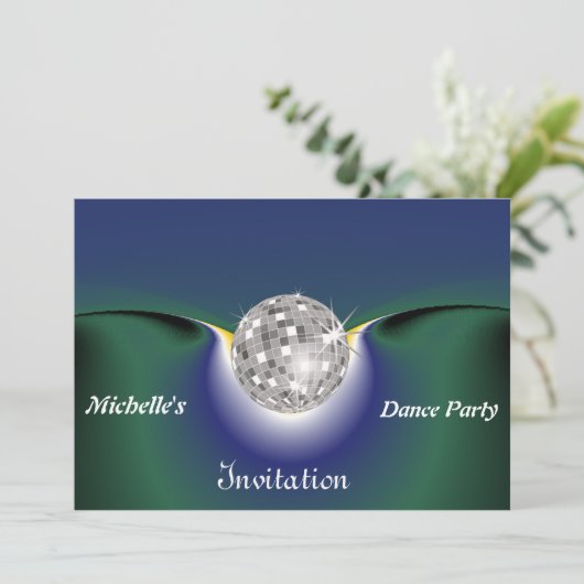 Party Einladung (Stehend Vorderseite)