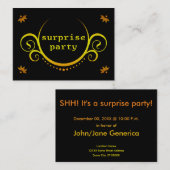 Party Einladung (Vorne/Hinten)