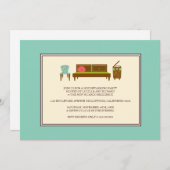 Party Einladung (Vorne/Hinten)