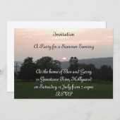 Party Einladung (Vorne/Hinten)