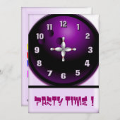 Party Einladung (Vorne/Hinten)