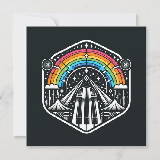 Party Einladung (Vorderseite)