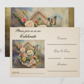 Party Einladung (Vorne/Hinten)