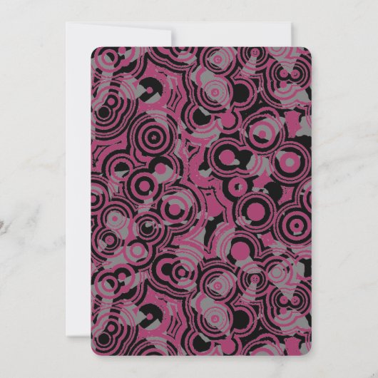 Party Einladung (Rückseite)