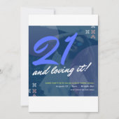 Party Einladung (Vorderseite)