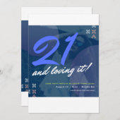 Party Einladung (Vorne/Hinten)