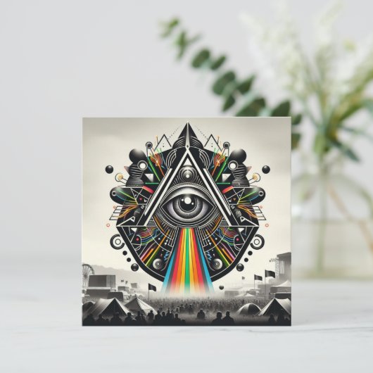 Party Einladung (Stehend Vorderseite)