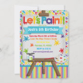 Party Einladung (Vorderseite)