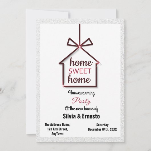 Party Einladung (Vorderseite)