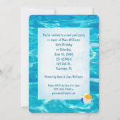 Party Einladung (Rückseite)